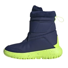 adidas zimowe buty zimowe Winterplay C 2024 (rzep) ciemnoniebiesko/zielone dziecięce