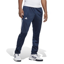 adidas Spodnie treningowe do tenisa 3-Pasy Knitted Pant (Aeroready) granatowe Mężczyźni