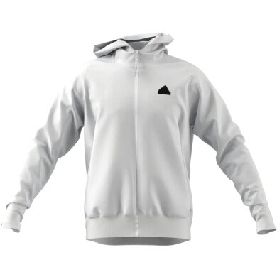 adidas Kurtka treningowa Z.N.E. Woven Zip-Hoodie biała damska