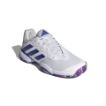 adidas Buty tenisowe Barricade Allcourt 2024 białe/niebieskie dziecięce