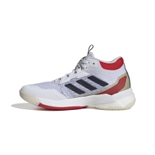 adidas Halowe buty do gry CrazyFlight 5 Mid białe/czerwone damskie