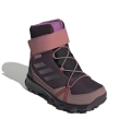 adidas Zimowe buty trekkingowe Terrex Snow Hook-And-Loop COLD.RDY fioletowo/czarne dziecięce