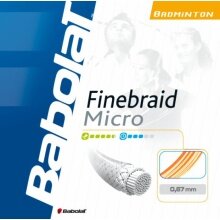 Babolat Sznur do badmintona Finebraid Micro biały 10m Zestaw