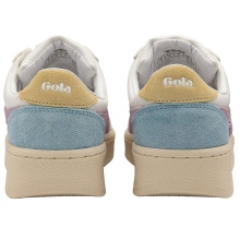 Gola Sneaker Grandslam Trident biały/fioletowy/żółty damski