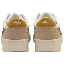 Sneaker Gola Grandslam Trident biały/zielony/żółty damski