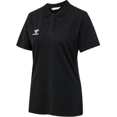 hummel Sport/Czas wolny Polo hmlGO 2.0 (Bawełna organiczna) Krótki rękaw czarny Damski