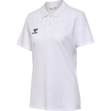 hummel Sport/Czas wolny Polo hmlGO 2.0 (Bawełna organiczna) Krótki rękaw biały Damski