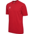 hummel Sport/Czas wolny Polo hmlGO 2.0 (Bawełna organiczna) Krótki rękaw czerwony Mężczyźni