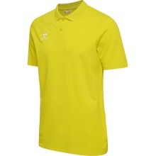 hummel Sport/Czas wolny Polo hmlGO 2.0 (Bawełna organiczna) Krótki rękaw żółty Mężczyźni