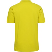 hummel Sport/Czas wolny Polo hmlGO 2.0 (Bawełna organiczna) Krótki rękaw żółty Mężczyźni