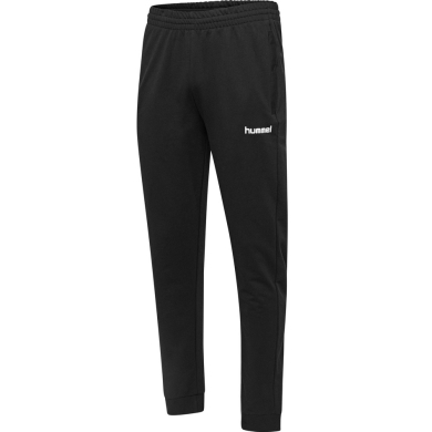 hummel Spodnie dresowe hmlGO Cotton Pant (Bawełna) długie czarne dziecięce