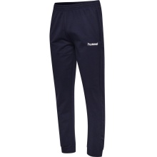 hummel Spodnie dresowe hmlGO Cotton Pant (Bawełna) długie granatowe dziecięce