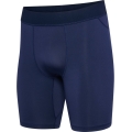 hummel spodnie funkcyjne hmlBL Performance Short Tight (poliester, dopasowane) granatowe Męskie