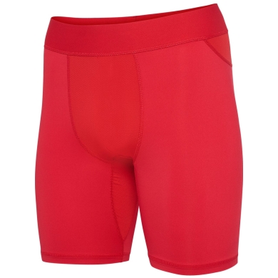 hummel Spodnie funkcyjne hmlBL Performance Short Tight (poliester, dopasowane) czerwone męskie