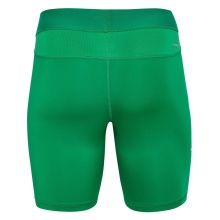 hummel Spodnie funkcyjne hmlBL Performance Short Tight (poliester, dopasowane) zielone męskie