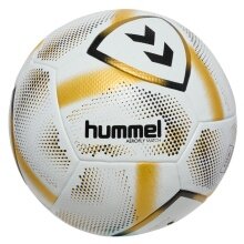 hummel Piłka nożna hmlAEROFLY Mecz (Rozmiar 5) biało/złota - 1 piłka