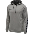 hummel Sportowa bluza z kapturem hmlAUTHENTIC Poly Hoodie (dzianina poliestrowa) z kapturem szara męska