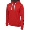 hummel Sportowa bluza z kapturem hmlAUTHENTIC Poly Hoodie (dzianina poliestrowa) z kapturem czerwony Mężczyźni