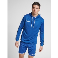 hummel Sportowa bluza z kapturem hmlAUTHENTIC Poly Hoodie (dzianina poliestrowa) z kapturem granatowa męska