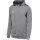 hummel Sportowa bluza z kapturem hmlAUTHENTIC PL Zip Hoodie (100% rec. poliester) szary mężczyźni