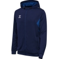 hummel Sportowa kurtka z kapturem hmlAUTHENTIC PL Zip Hoodie (100% rec. poliester) granatowa męska