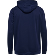 hummel Sportowa kurtka z kapturem hmlAUTHENTIC PL Zip Hoodie (100% rec. poliester) granatowa męska