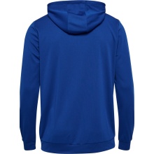 hummel Sportowa bluza z kapturem hmlAUTHENTIC PL Zip Hoodie (100% rec. poliester) granatowa męska