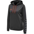 hummel Sportowa bluza z kapturem hmlAUTHENTIC Poly Hoodie (dzianina poliestrowa) z kapturem szary asfaltowy Damska