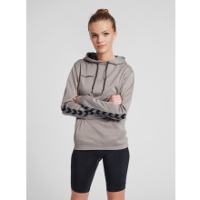 hummel Sportowa bluza z kapturem hmlAUTHENTIC Poly Hoodie (dzianina poliestrowa) z kapturem szara damska