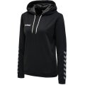 hummel Sportowa bluza z kapturem hmlAUTHENTIC Poly Hoodie (dzianina poliestrowa) z kapturem czarna Damska