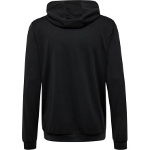 hummel Sportowa bluza z kapturem hmlAUTHENTIC PL Hoodie (z kieszeniami na zamek błyskawiczny) czarna Mężczyźni