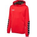 hummel Sportowa bluza z kapturem hmlAUTHENTIC Poly Hoodie (dzianina poliestrowa) z kapturem czerwony dziecięcy