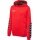 hummel Sportowa bluza z kapturem hmlAUTHENTIC Poly Hoodie (dzianina poliestrowa) z kapturem czerwony dziecięcy