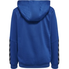 hummel Sportowa bluza z kapturem hmlAUTHENTIC Poly Hoodie (dzianina poliestrowa) z kapturem granatowa dziecięca