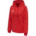 hummel Sportowa bluza z kapturem hmlCORE XK Poly Sweat Hoodie (materiał polarowy) z kapturem czerwony Damska