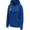 hummel Sportowa bluza z kapturem hmlCORE XK Poly Sweat Hoodie (materiał poliestrowy) z kapturem granatowa damska