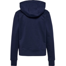 hummel Bluza z kapturem hmlGO 2.0 Full-Zip Hoodie (miękka dzianina) granatowa Damska