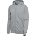 hummel Bluza z kapturem hmlGO 2.0 Full-Zip Hoodie (miękki materiał dresowy) szary mężczyźni