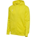 hummel Bluza z kapturem hmlGO 2.0 Full-Zip Hoodie (miękki materiał dresowy) żółty Mężczyźni