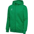 hummel Bluza z kapturem hmlGO 2.0 Full-Zip Hoodie (miękki materiał dresowy) zielony Mężczyźni