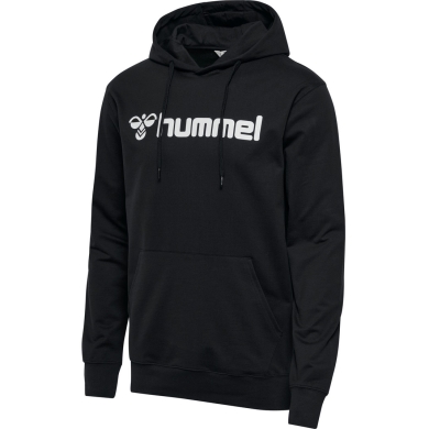 hummel Bluza z kapturem hmlGO 2.0 Logo Hoodie (miękki materiał dresowy) czarny Mężczyźni