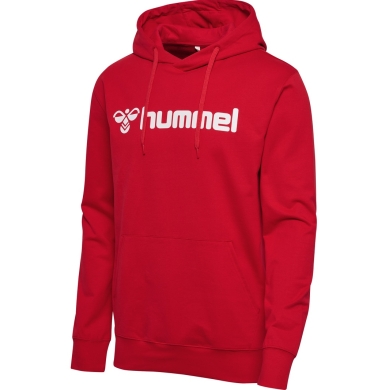 hummel Bluza z kapturem hmlGO 2.0 Logo Hoodie (miękki materiał dresowy) czerwony mężczyźni