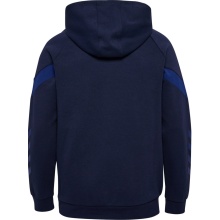 hummel Bluza z kapturem hmlTRAVEL Sweat Hoodie (miękka dzianina) granatowa Męska