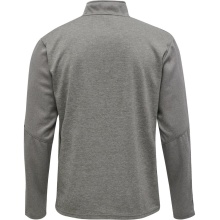 hummel Sportowa koszulka z długim rękawem hmlAUTHENTIC Half-Zip Sweatshirt (z dzianiny poliestrowej) szara dziecięca