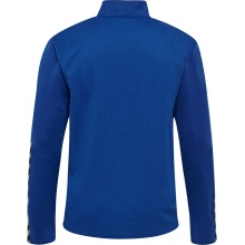 hummel Sportowa koszulka z długim rękawem hmlAUTHENTIC Half-Zip Sweatshirt (z dzianiny poliestrowej) ciemnoniebieska dziecięca