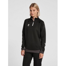 hummel Sportowa koszulka z długim rękawem hmlLEAD Half-Zip (materiał dresowy) czarna damska