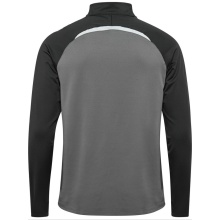 hummel Longsleeve hmlLEAD 2.0 Half Zip (recyklingowany poliester, wysoka oddychalność) szary/czarny mężczyźni