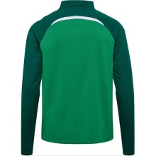 hummel Longsleeve hmlLEAD 2.0 Half Zip (recyklingowany poliester, wysoka oddychalność) zielony Mężczyźni