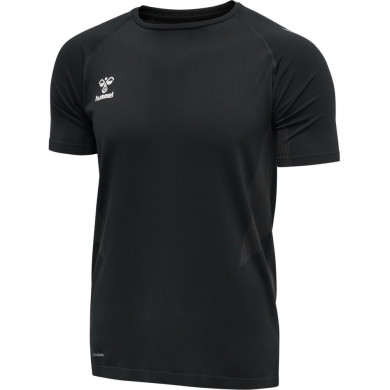 hummel Koszulka sportowa hmlLEAD Pro Seamless Training Jersey (elastyczny materiał jersey) Krótki rękaw czarny Mężczyźni