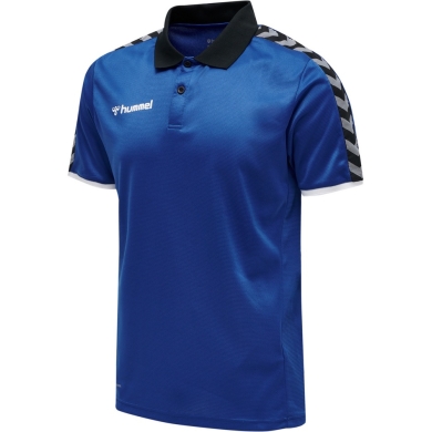 hummel Sport-Polo hmlAUTHENTIC Functional (miękki materiał jersey) Krótki rękaw ciemnoniebieski Mężczyźni